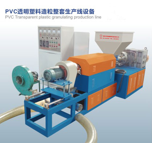 PVC透明塑料造粒整套生產(chǎn)線設備